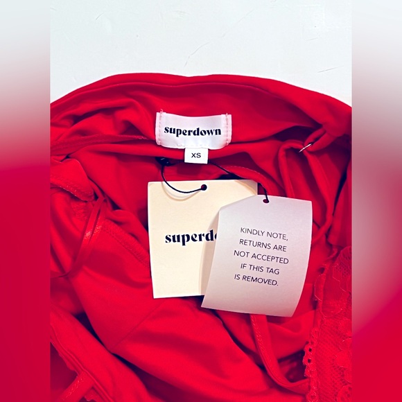 NWT Superdown Gemma Maxi Dress in Red, size XS - Picture 7 of 9